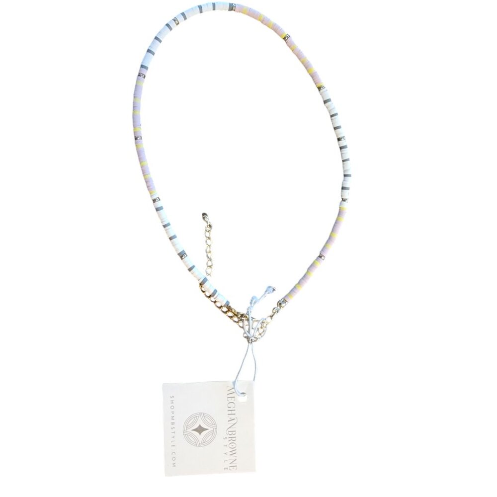 Meghan Browne Style Flow Pink  13.5" Pukka Shell Bracelet or Anklet